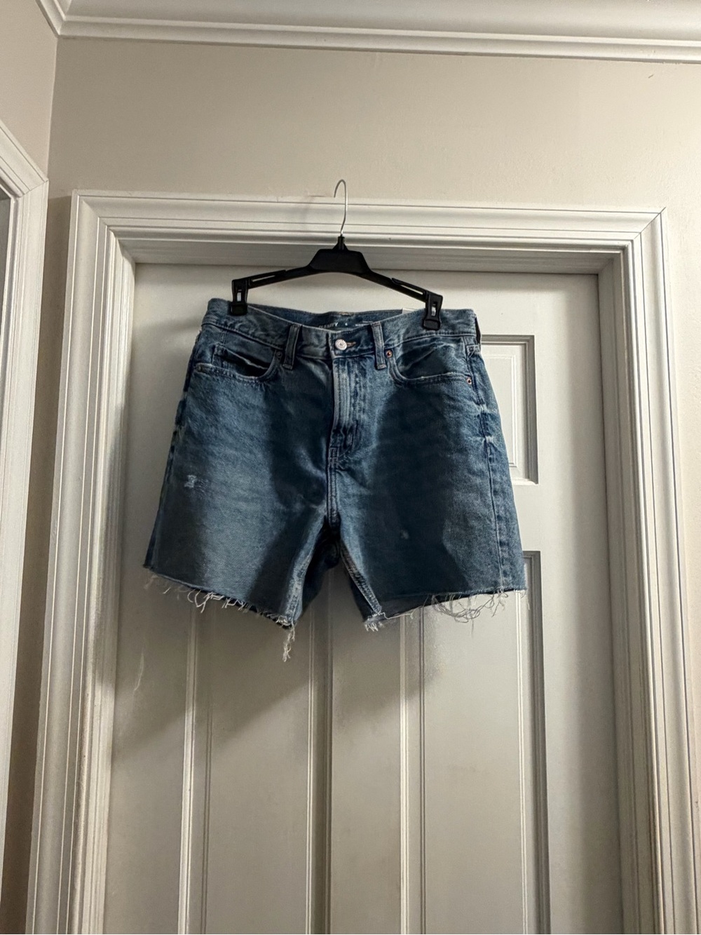 Old Navy Distressed Blue Denim Cutoff Shorts